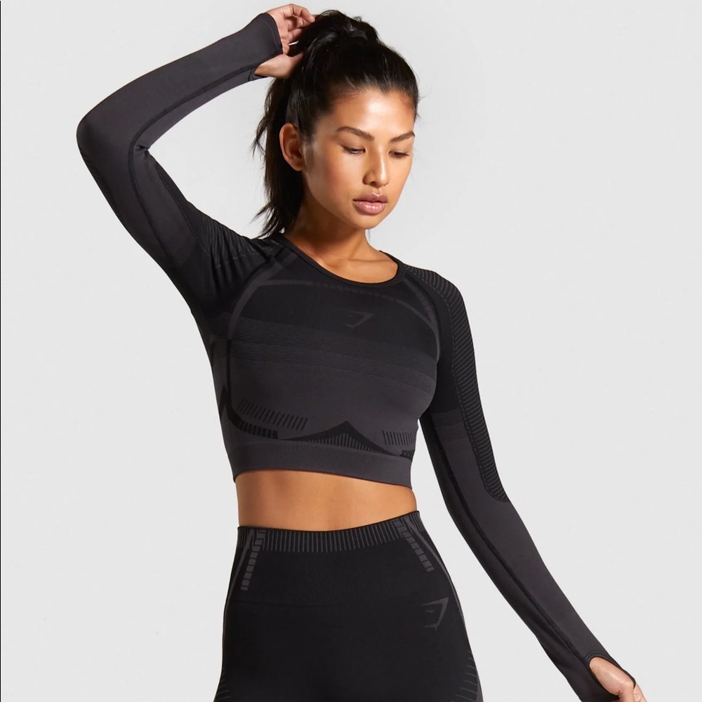 Gymshark Geo Seamless Crop Top